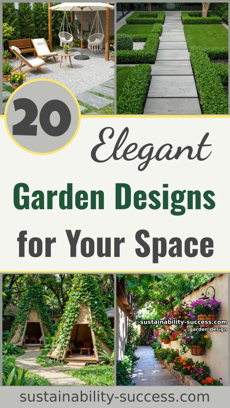 20 Garden Designs to Revive Your Space 54 garden design - Collage 53