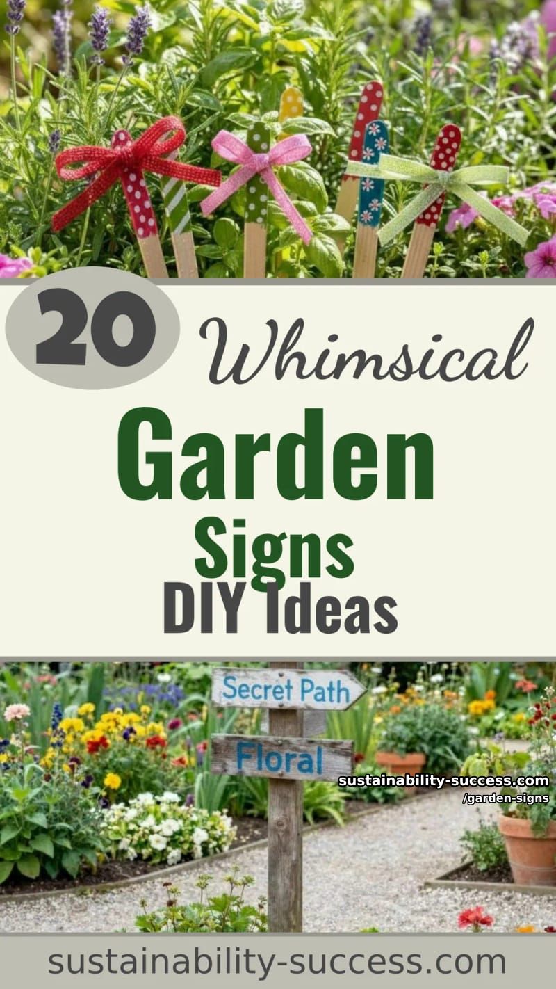 20 Garden Signs For A Delightful Backyard Retreat 42 garden signs - Collage 41