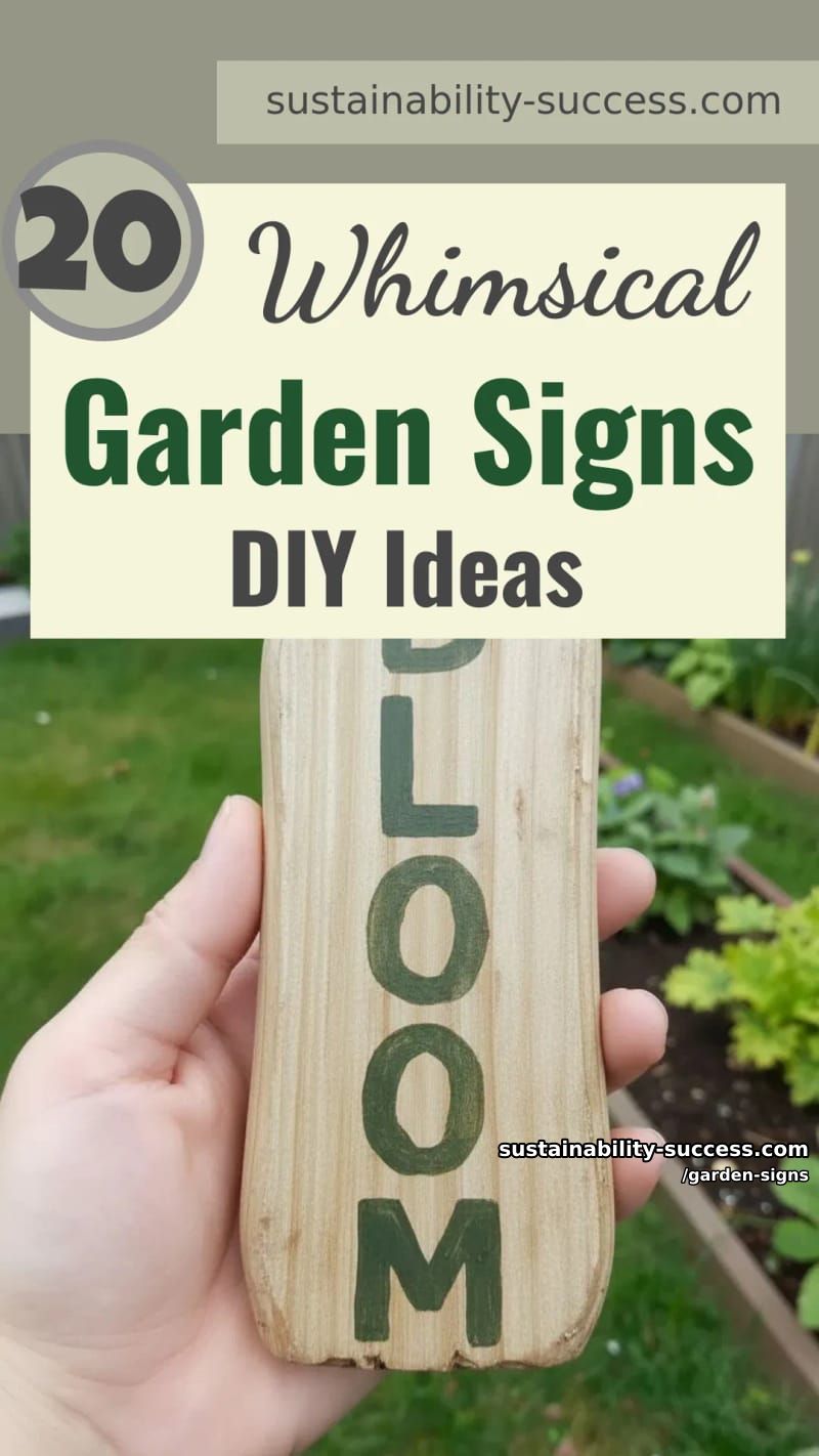 20 Garden Signs For A Delightful Backyard Retreat 43 garden signs - Collage 42