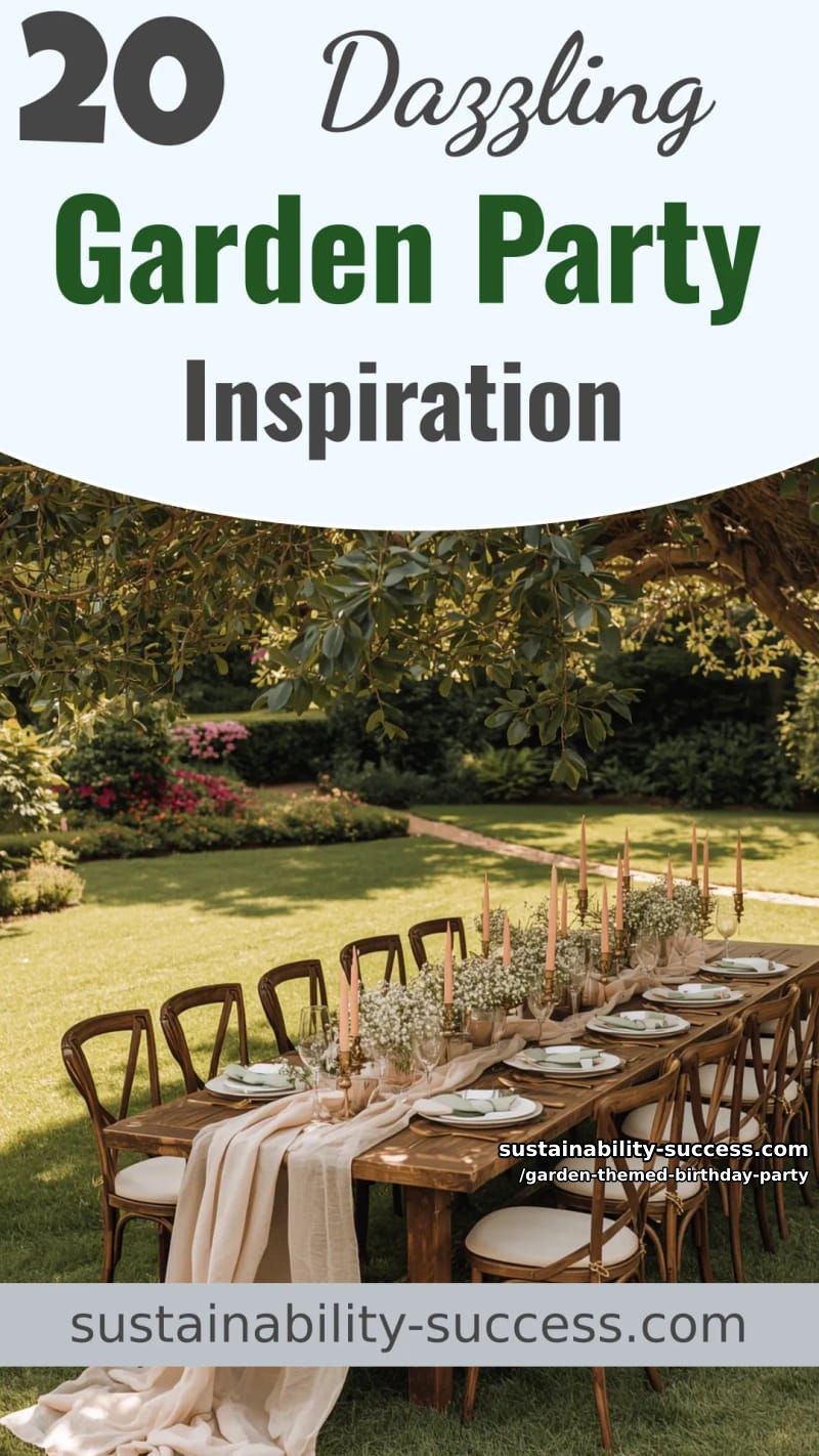 20 Dazzling Garden-Themed Birthday Party Ideas 63 garden themed birthday party - Collage 62