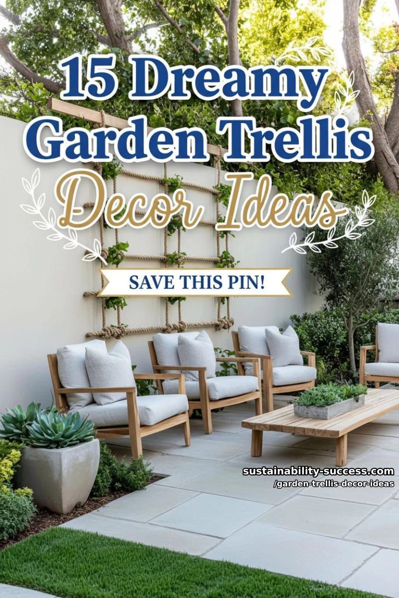 15 Dreamy Garden Trellis Decor Ideas to Elevate Your Backyard 44 Garden Trellis Decor Ideas - Collage 43
