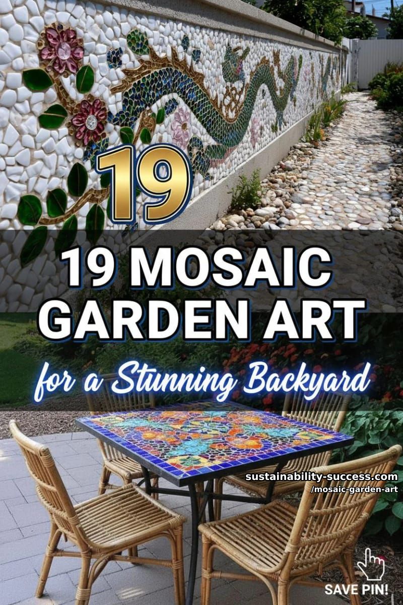19 Mosaic Garden Art Desings for a Stunning Backyard 51 mosaic garden art - Collage 50