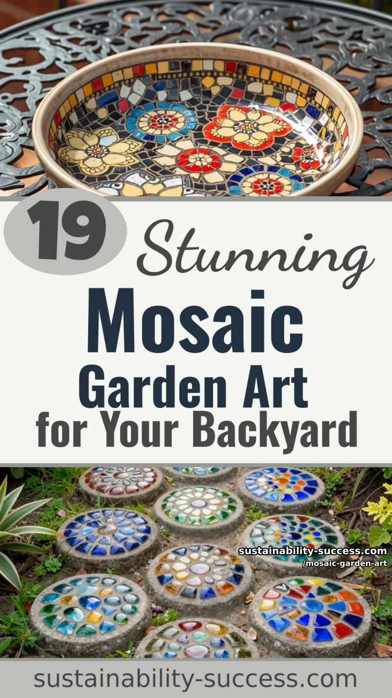 19 Mosaic Garden Art Desings for a Stunning Backyard 59 mosaic garden art - Collage 58