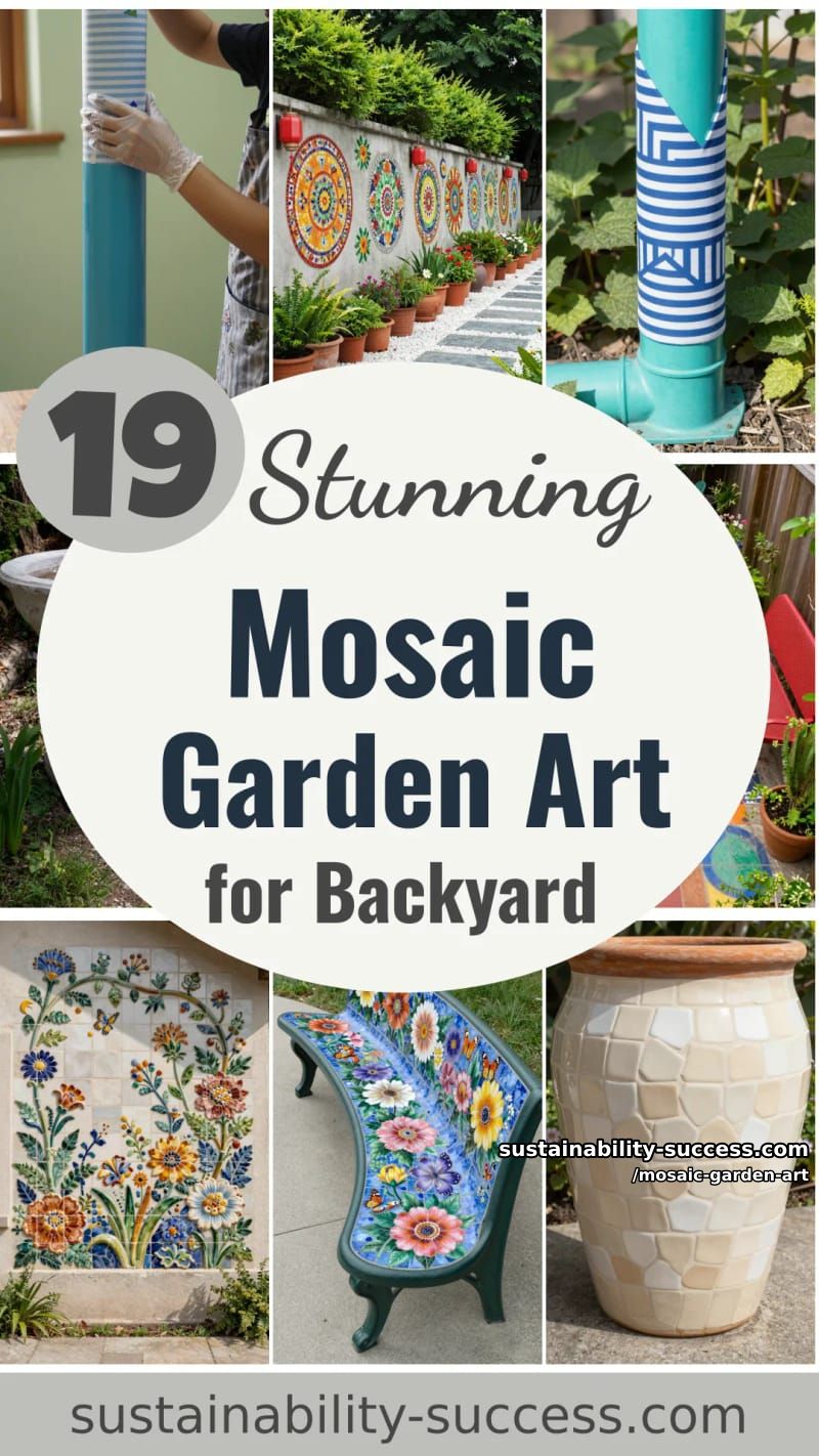 19 Mosaic Garden Art Desings for a Stunning Backyard 60 mosaic garden art - Collage 59
