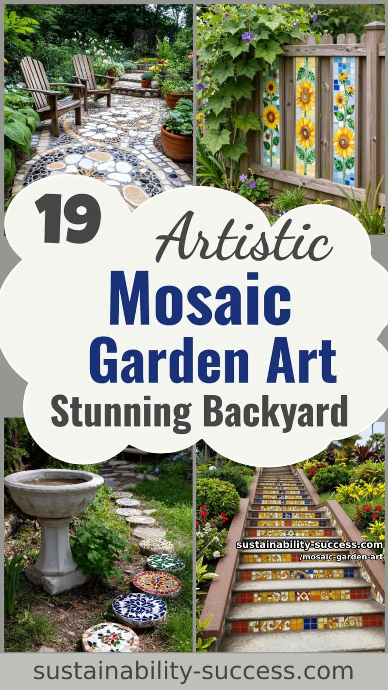 19 Mosaic Garden Art Desings for a Stunning Backyard 61 mosaic garden art - Collage 60