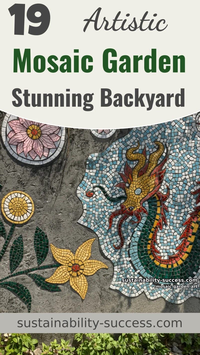 19 Mosaic Garden Art Desings for a Stunning Backyard 62 mosaic garden art - Collage 61