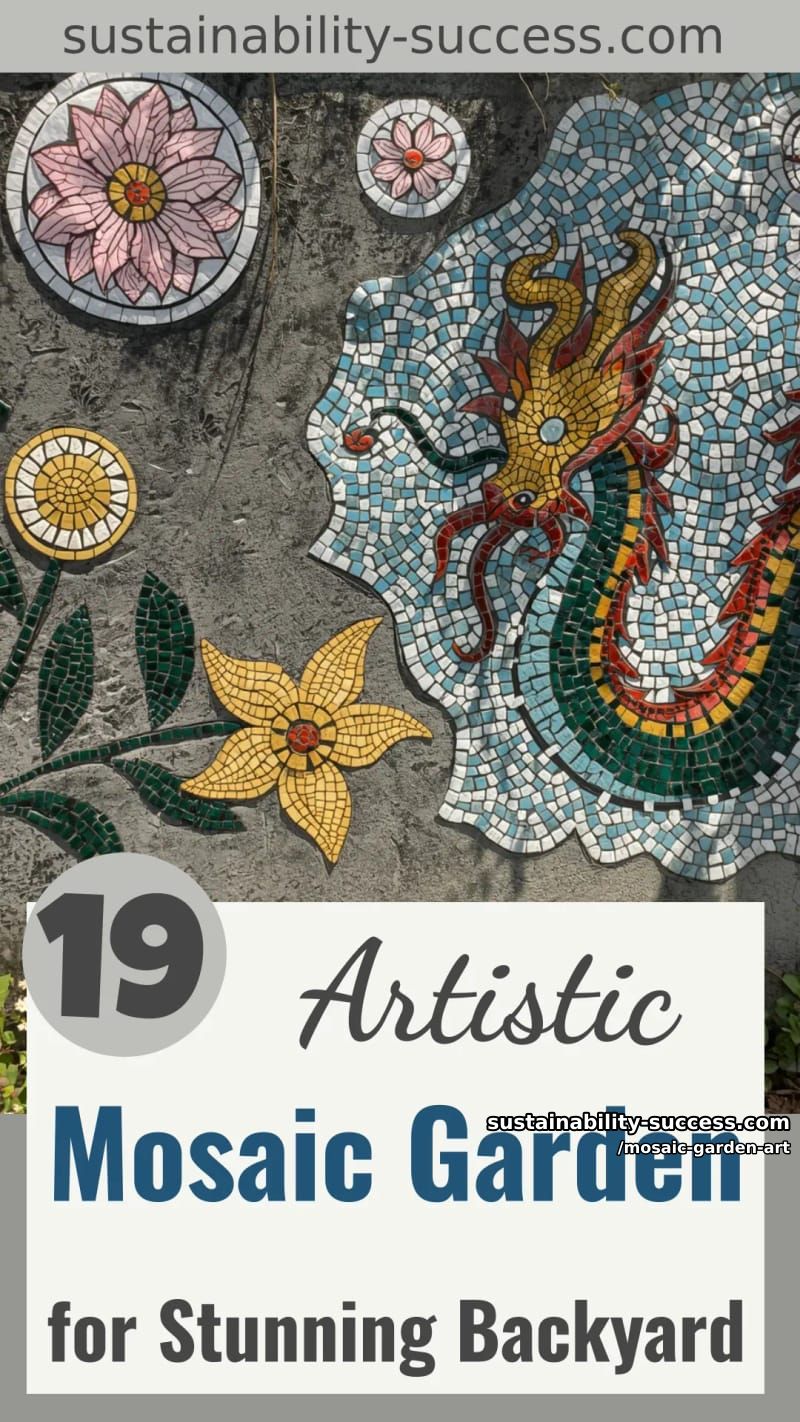 19 Mosaic Garden Art Desings for a Stunning Backyard 64 mosaic garden art - Collage 63
