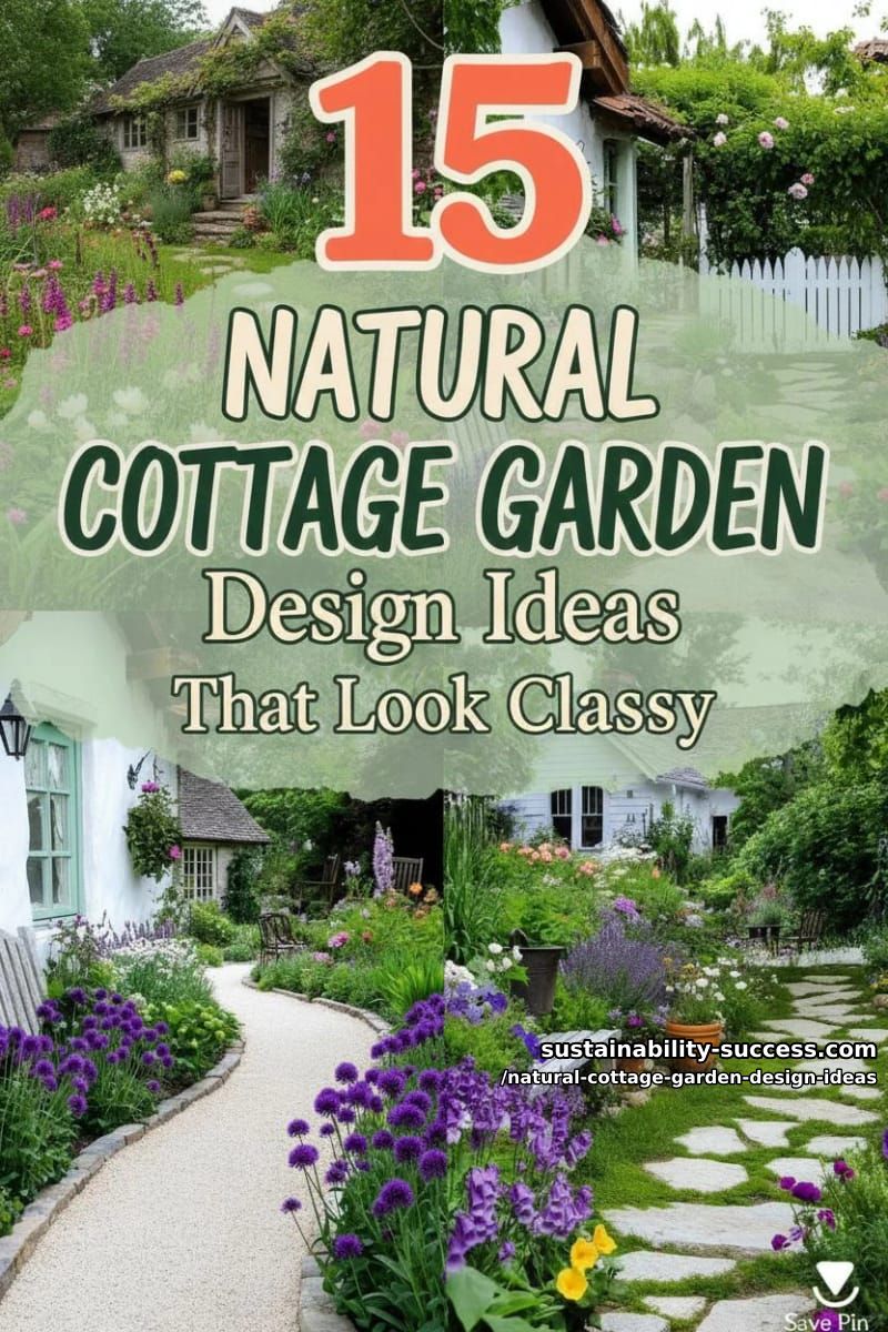 15 Natural Cottage Garden Design Ideas That Look Classy 43 Natural Cottage Garden Design Ideas - Collage 42