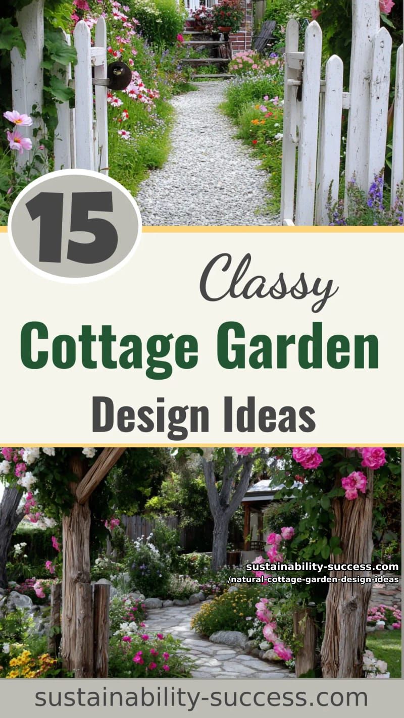 15 Natural Cottage Garden Design Ideas That Look Classy 48 Natural Cottage Garden Design Ideas - Collage 47