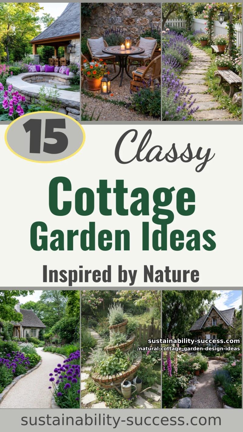 15 Natural Cottage Garden Design Ideas That Look Classy 49 Natural Cottage Garden Design Ideas - Collage 48