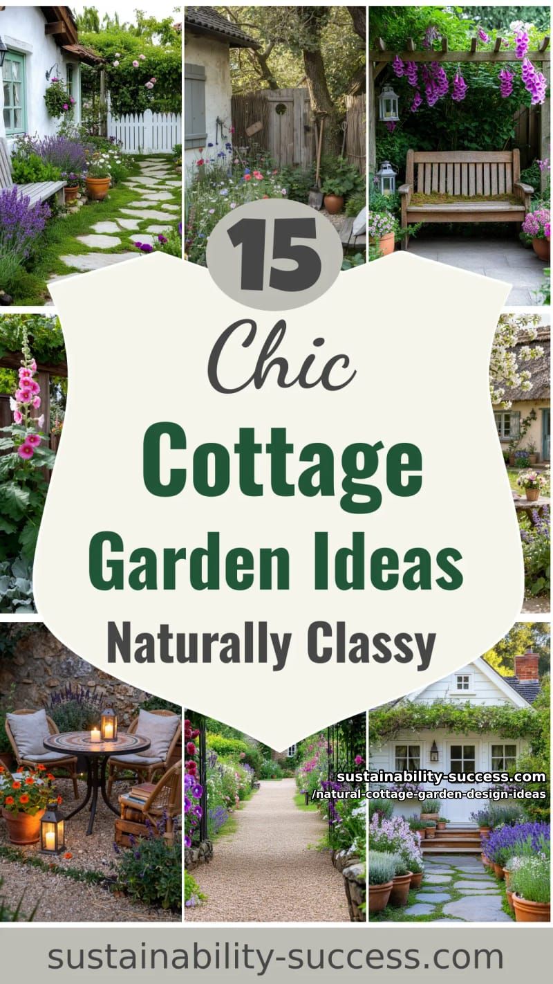 15 Natural Cottage Garden Design Ideas That Look Classy 50 Natural Cottage Garden Design Ideas - Collage 49