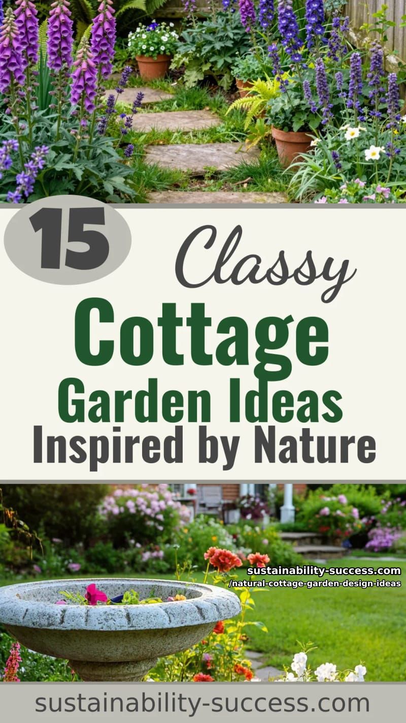 15 Natural Cottage Garden Design Ideas That Look Classy 53 Natural Cottage Garden Design Ideas - Collage 52