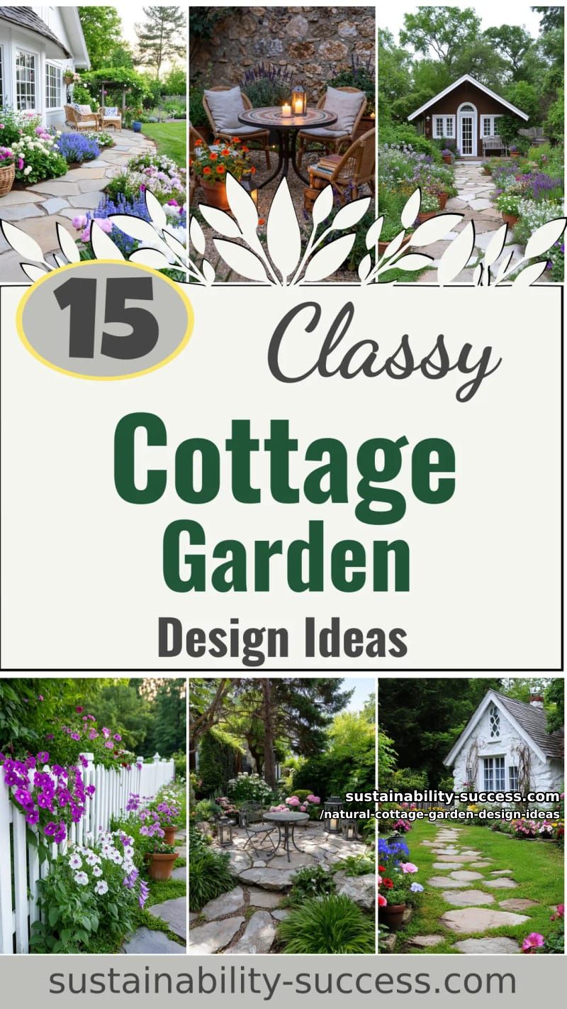 15 Natural Cottage Garden Design Ideas That Look Classy 57 Natural Cottage Garden Design Ideas - Collage 56