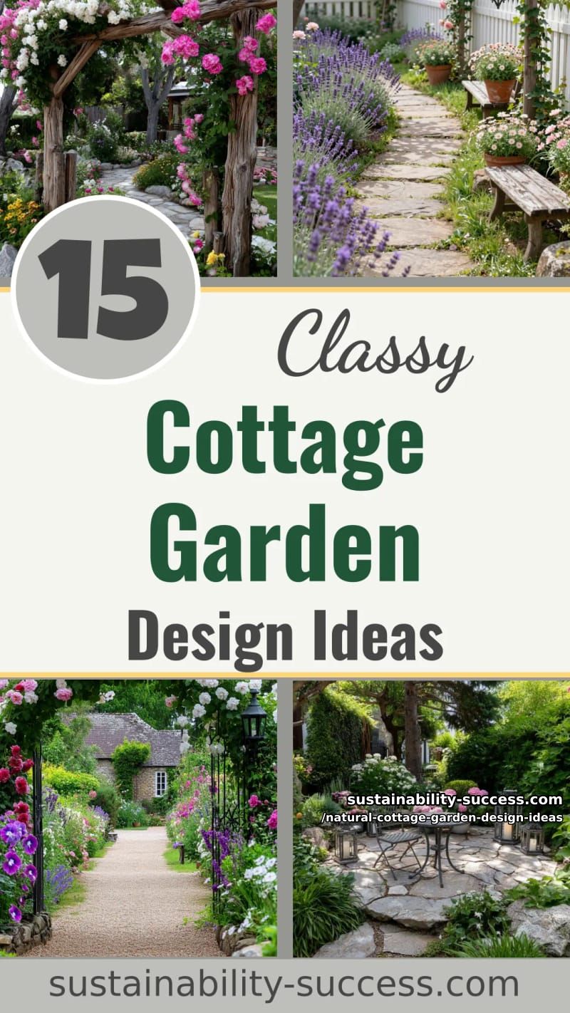15 Natural Cottage Garden Design Ideas That Look Classy 59 Natural Cottage Garden Design Ideas - Collage 58