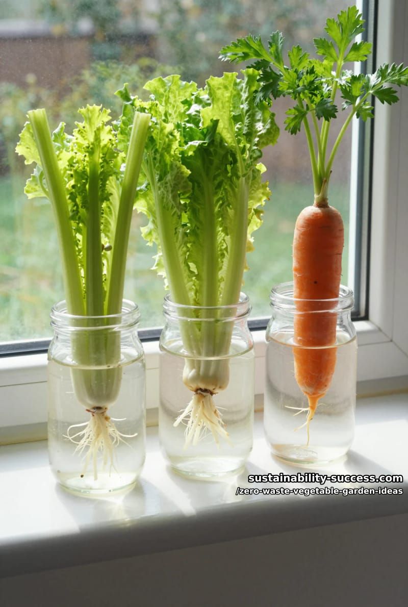regrow celery, lettuce, and carrots directly from leftover kitchen ends 1