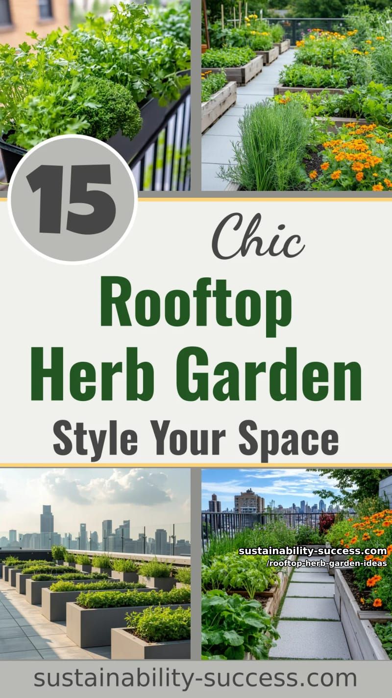 15 Rooftop Herb Garden Ideas to Style Your Space 39 Rooftop Herb Garden Ideas - Collage 38