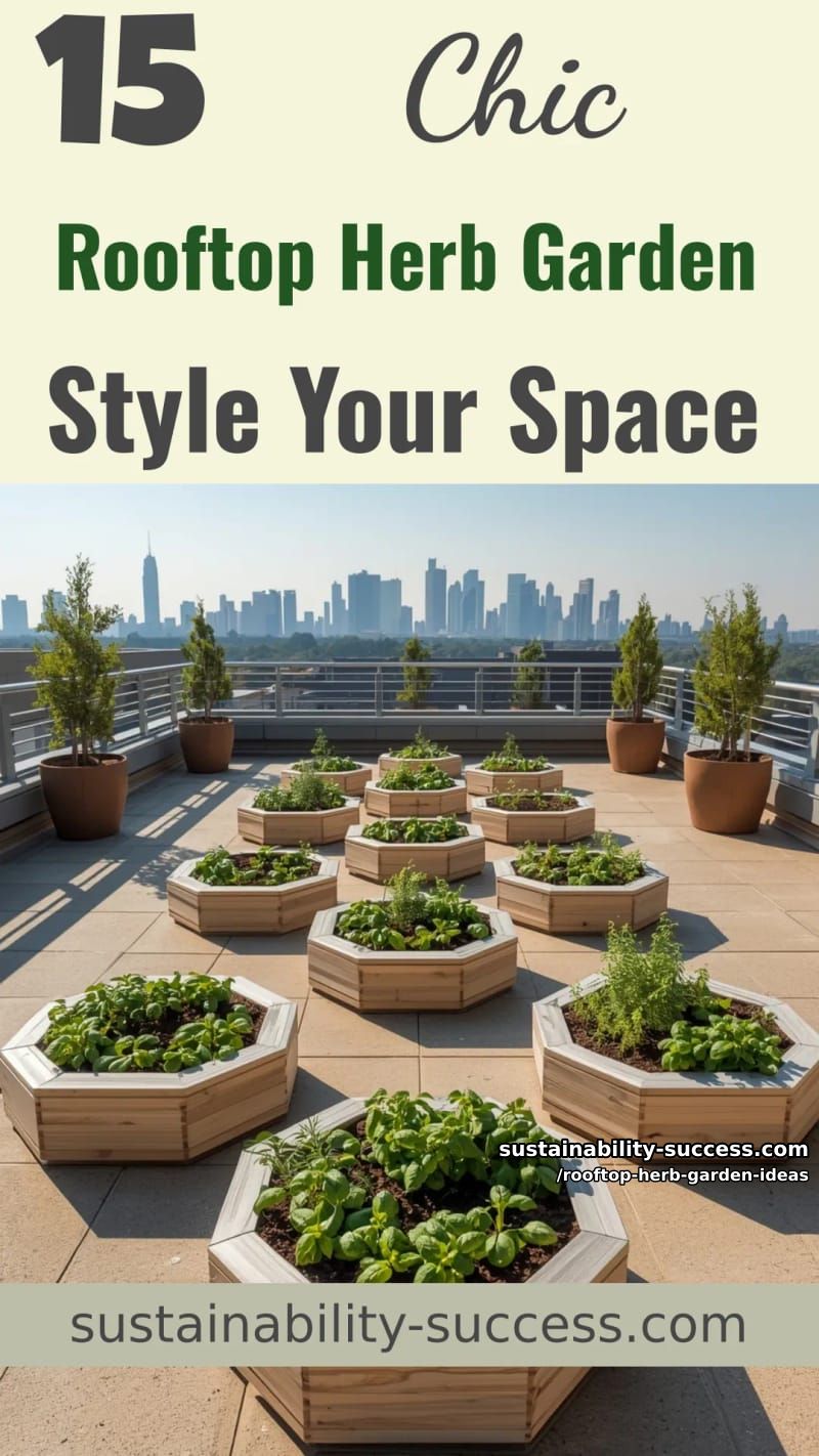 15 Rooftop Herb Garden Ideas to Style Your Space 44 Rooftop Herb Garden Ideas - Collage 43