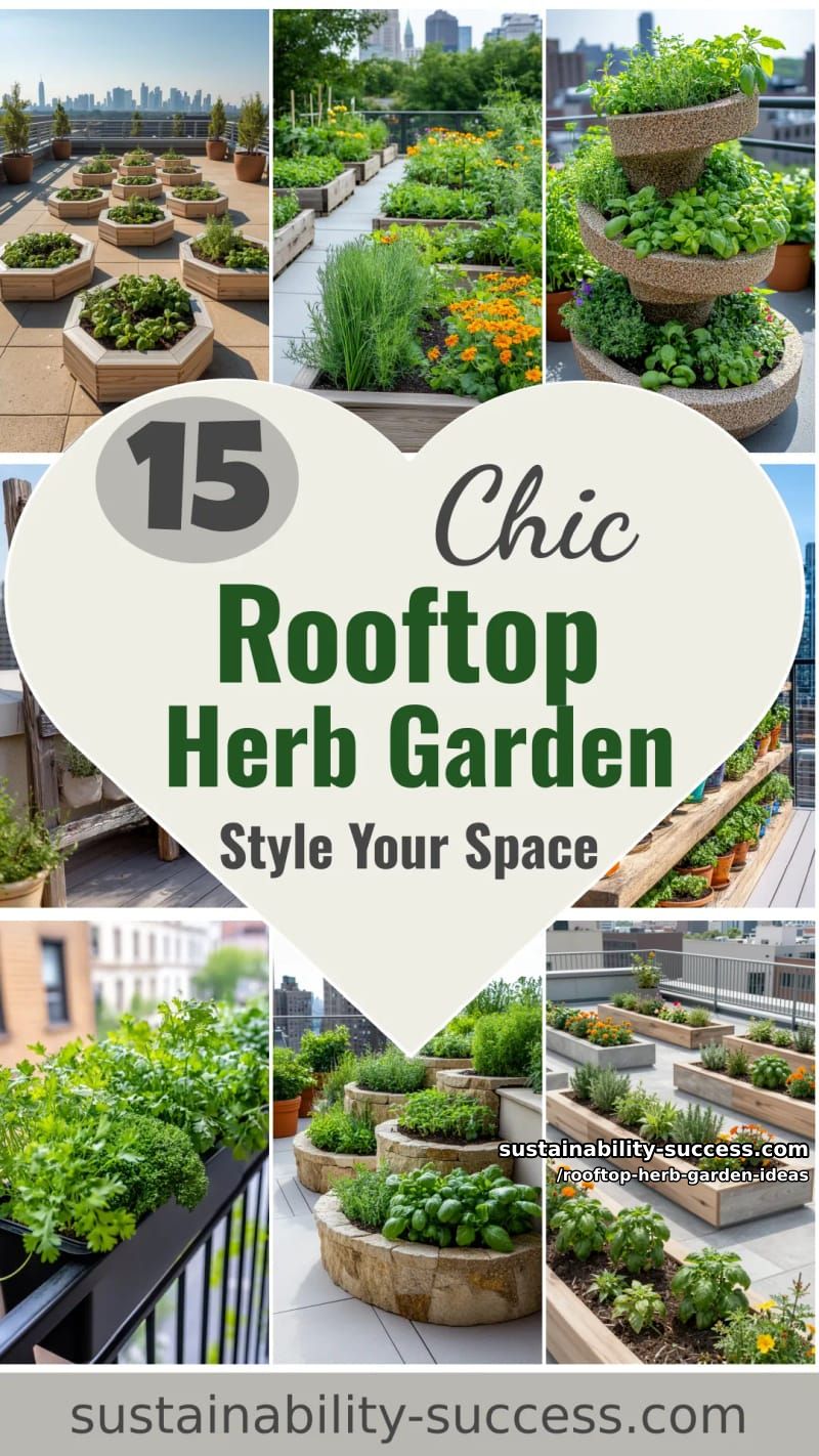15 Rooftop Herb Garden Ideas to Style Your Space 47 Rooftop Herb Garden Ideas - Collage 46