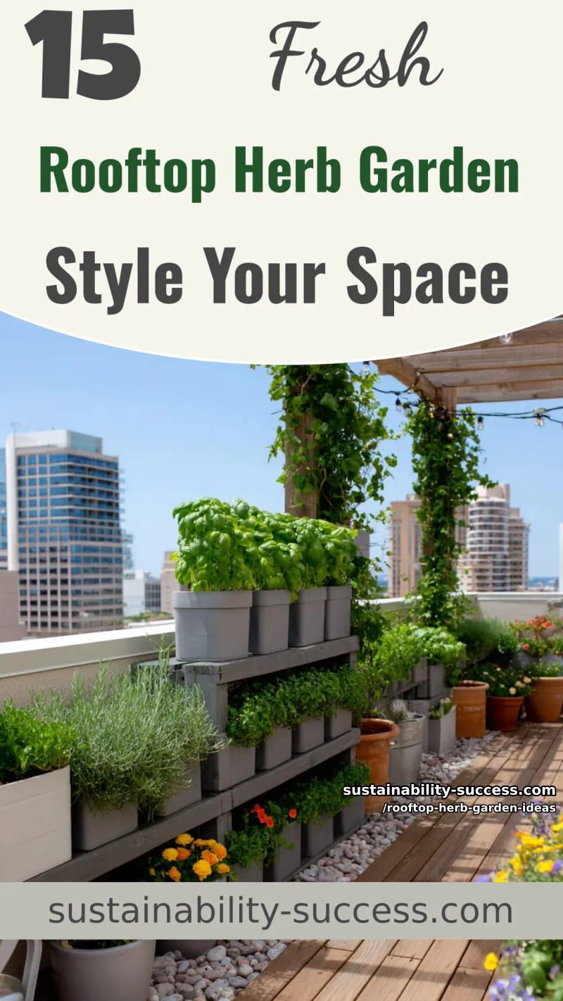 15 Rooftop Herb Garden Ideas to Style Your Space 48 Rooftop Herb Garden Ideas - Collage 47