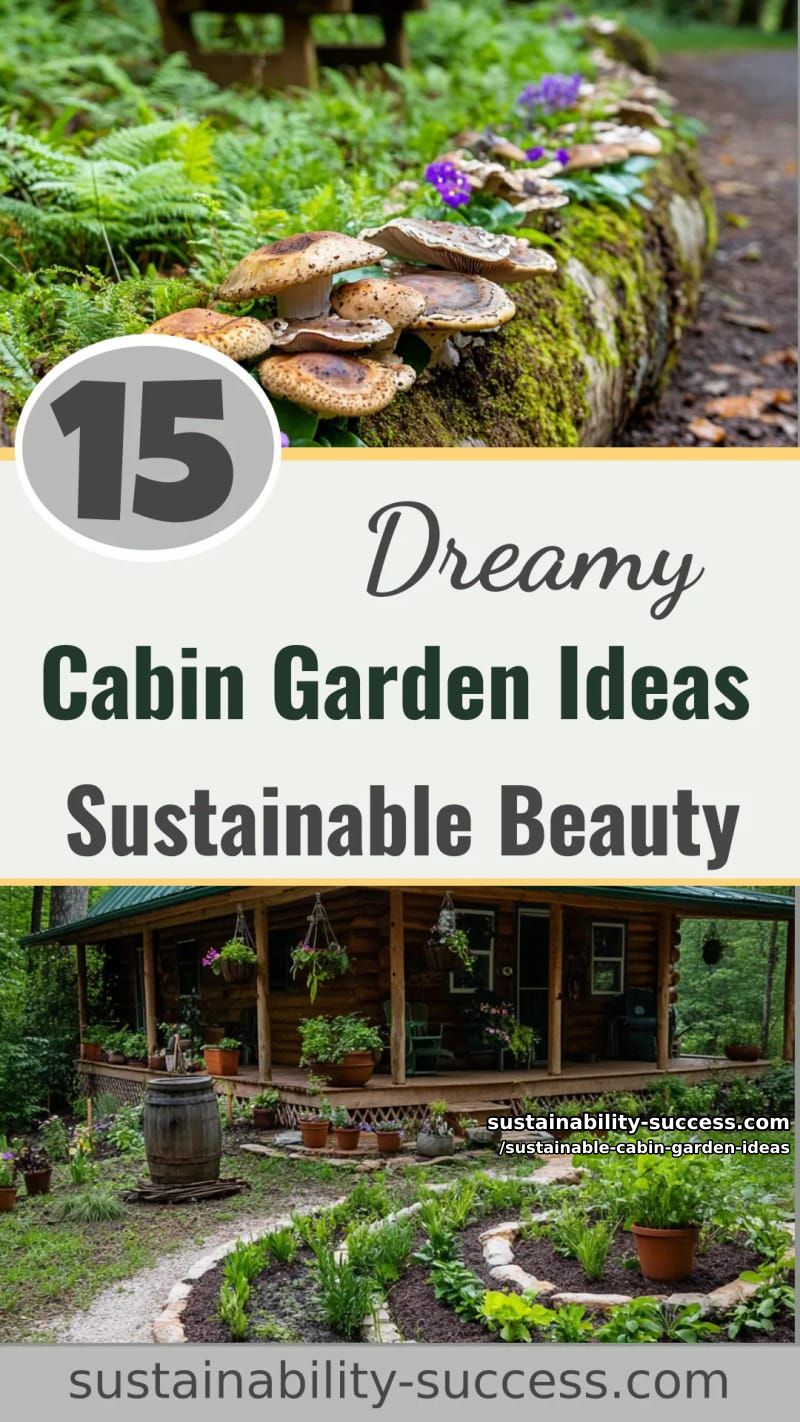 15 Dreamy Cabin Garden Ideas Embracing Sustainable Beauty 47 Sustainable Cabin Garden Ideas - Collage 46