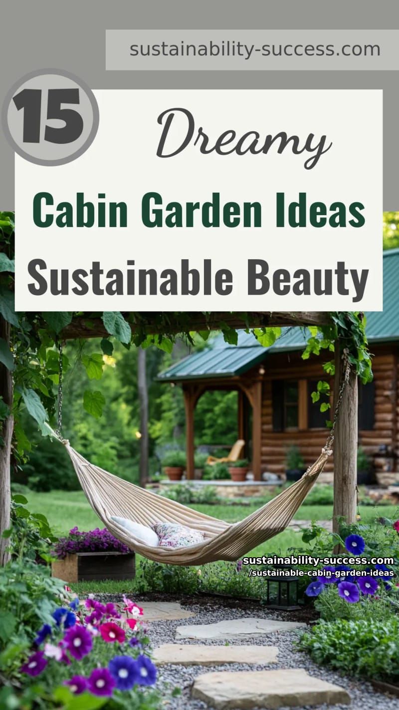 15 Dreamy Cabin Garden Ideas Embracing Sustainable Beauty 49 Sustainable Cabin Garden Ideas - Collage 48