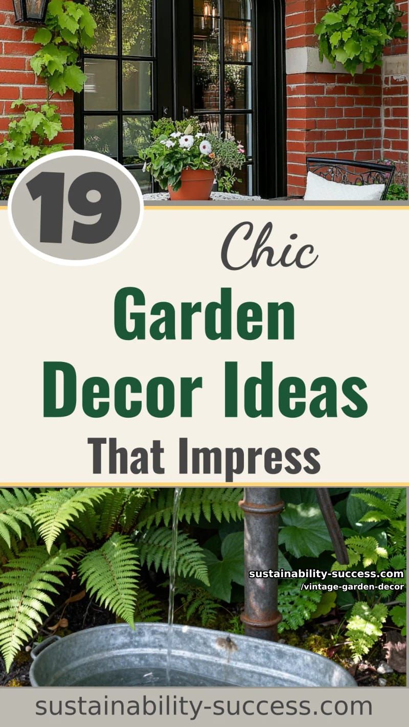 19 Vintage Garden Decor Ideas That Look Phenomenal 56 vintage garden decor - Collage 55