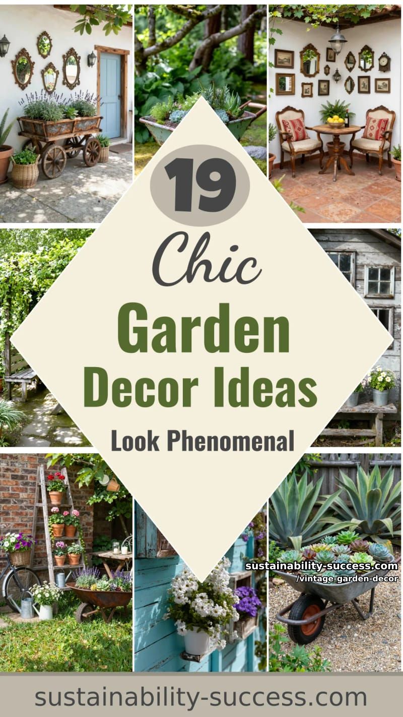 19 Vintage Garden Decor Ideas That Look Phenomenal 57 vintage garden decor - Collage 56