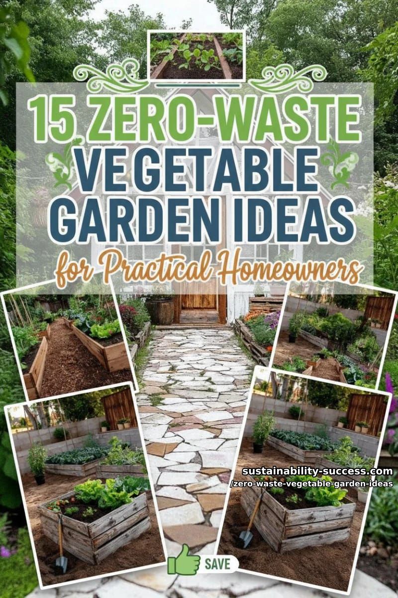 15 Zero-Waste Vegetable Garden Ideas for Practical Homeowners 40 Zero-Waste Vegetable Garden Ideas - Collage 39