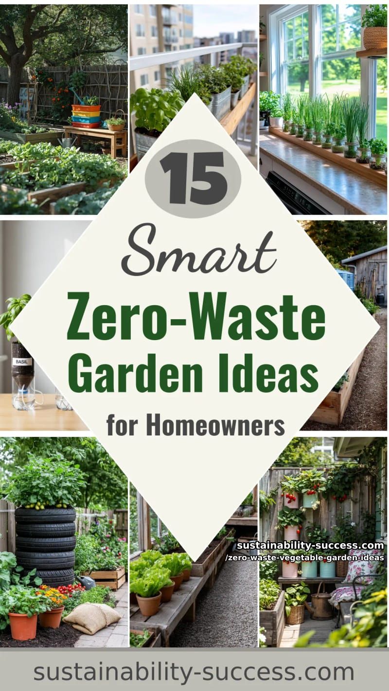 15 Zero-Waste Vegetable Garden Ideas for Practical Homeowners 45 Zero-Waste Vegetable Garden Ideas - Collage 44