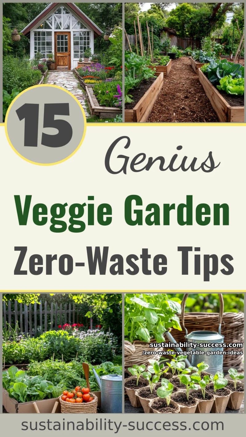 15 Zero-Waste Vegetable Garden Ideas for Practical Homeowners 48 Zero-Waste Vegetable Garden Ideas - Collage 47