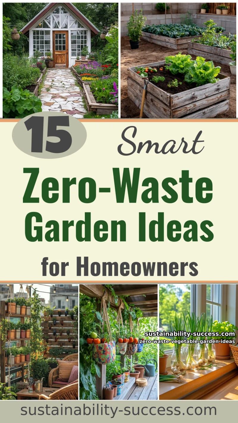 15 Zero-Waste Vegetable Garden Ideas for Practical Homeowners 52 Zero-Waste Vegetable Garden Ideas - Collage 51