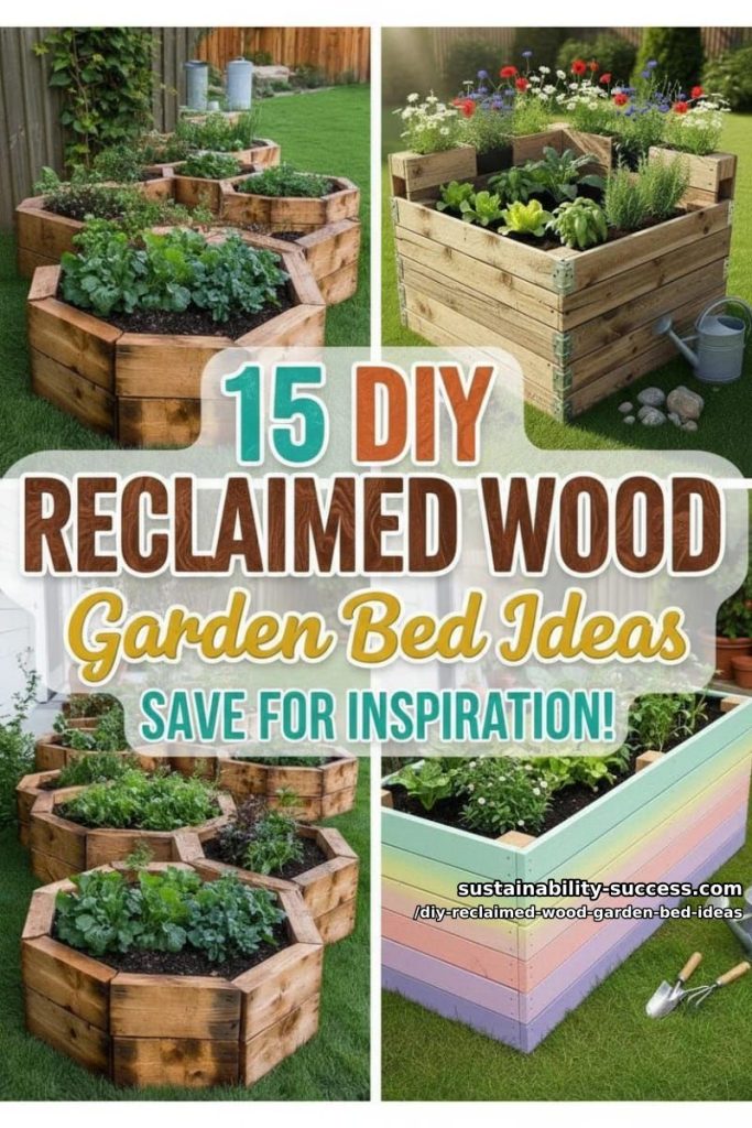 15 DIY Reclaimed Wood Garden Bed Ideas for Vibrant Backyards