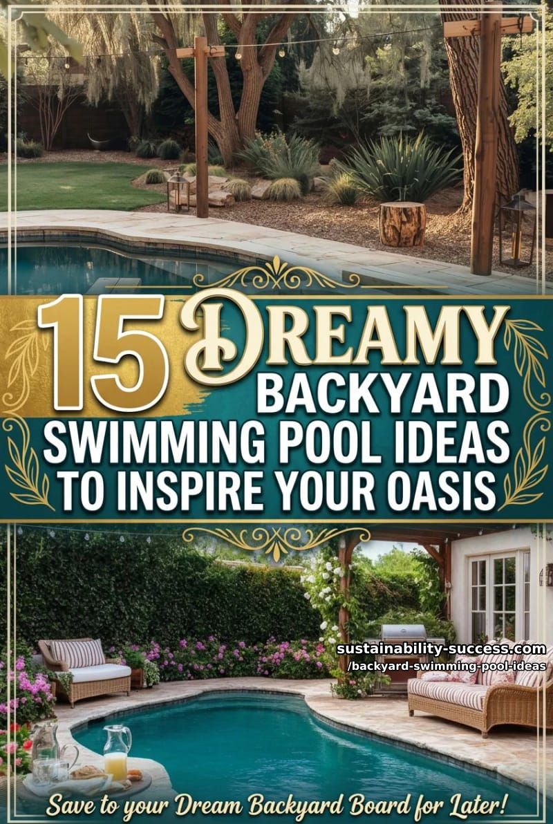 15 Dreamy Backyard Swimming Pool Ideas to Inspire Your Oasis 42 Backyard Swimming Pool Ideas - Collage 41