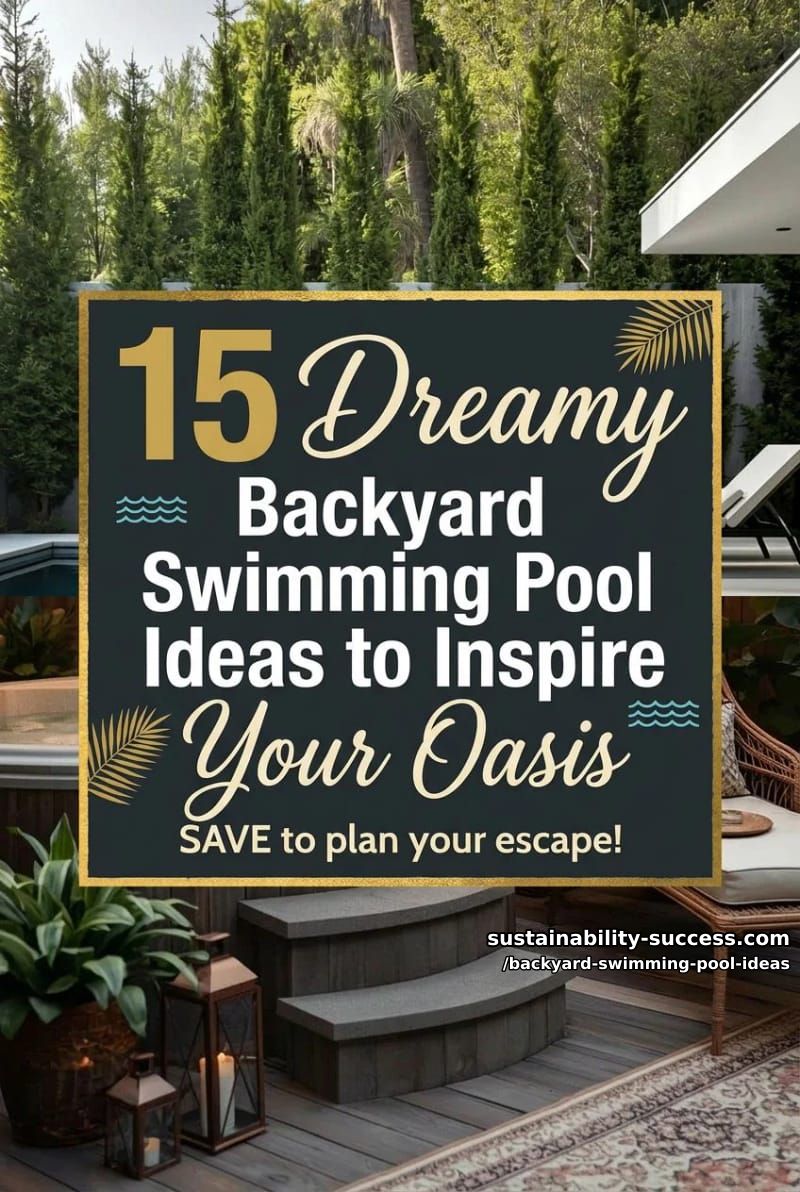 15 Dreamy Backyard Swimming Pool Ideas to Inspire Your Oasis 44 Backyard Swimming Pool Ideas - Collage 43