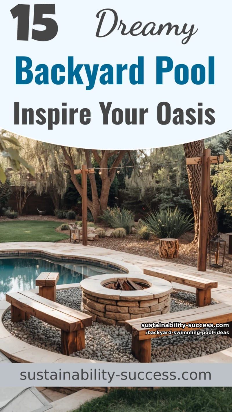 15 Dreamy Backyard Swimming Pool Ideas to Inspire Your Oasis 58 Backyard Swimming Pool Ideas - Collage 57
