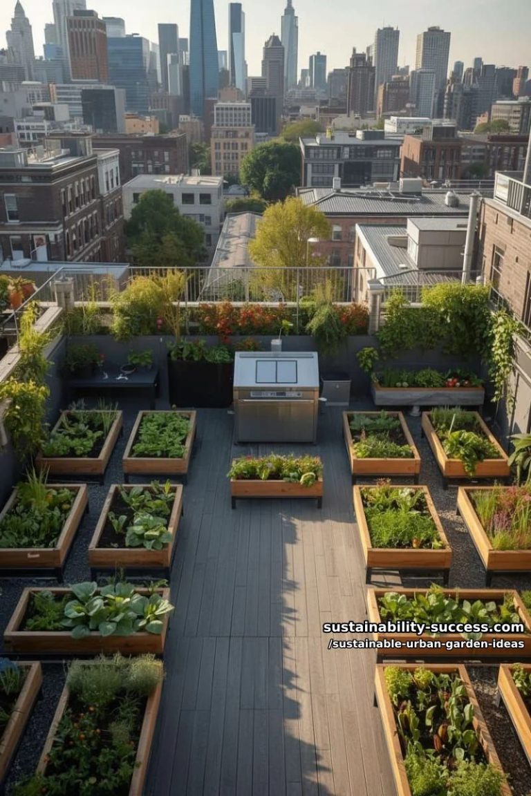 15 Sustainable Urban Garden Ideas for a Greener City Life