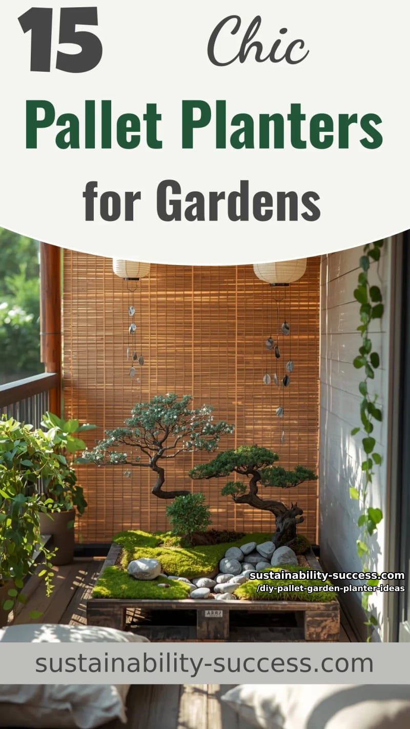 15 Stylish DIY Pallet Planters for Beautiful Outdoor Spaces 52 DIY Pallet Garden Planter Ideas - Collage 51