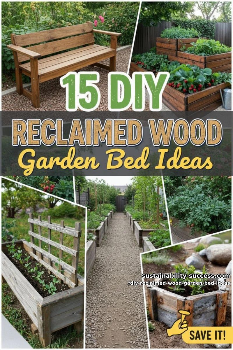 15 DIY Reclaimed Wood Garden Bed Ideas for Vibrant Backyards 42 DIY Reclaimed Wood Garden Bed Ideas - Collage 41