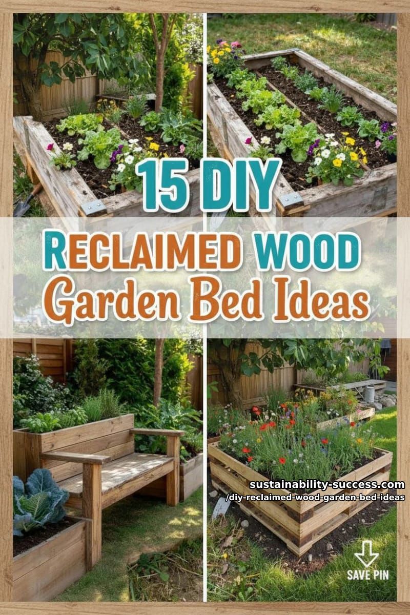 15 DIY Reclaimed Wood Garden Bed Ideas for Vibrant Backyards 45 DIY Reclaimed Wood Garden Bed Ideas - Collage 44