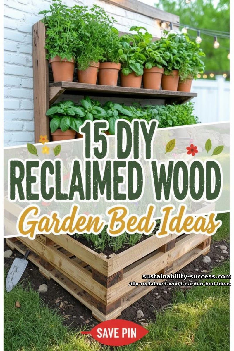 15 DIY Reclaimed Wood Garden Bed Ideas for Vibrant Backyards 46 DIY Reclaimed Wood Garden Bed Ideas - Collage 45