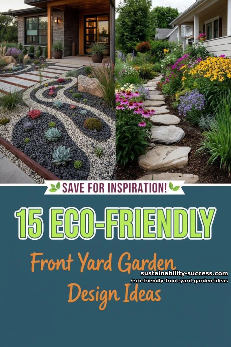 15 Eco-Friendly Front Yard Garden Design Ideas 48 Eco-Friendly Front Yard Garden Ideas - Collage 47