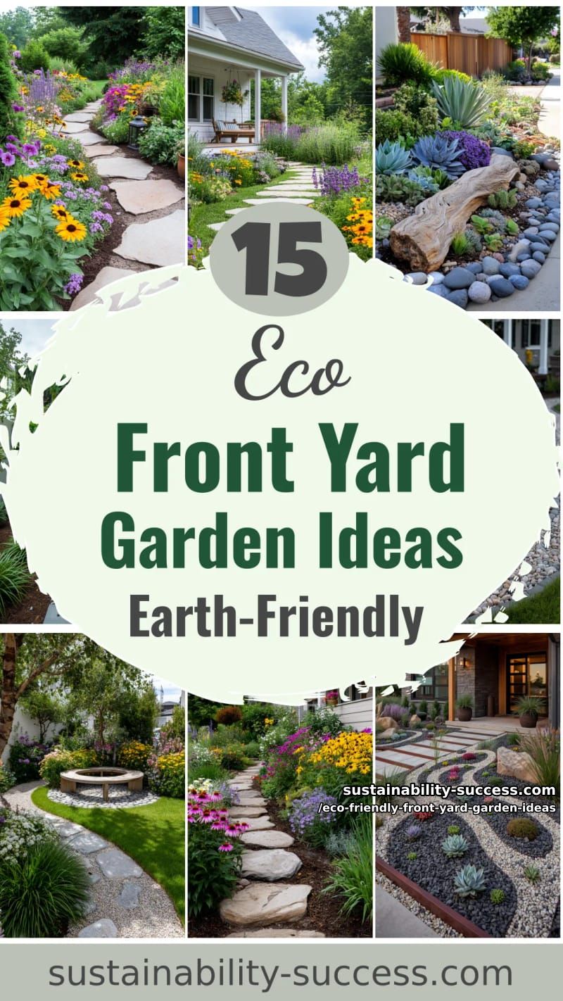 15 Eco-Friendly Front Yard Garden Design Ideas 52 Eco-Friendly Front Yard Garden Ideas - Collage 51