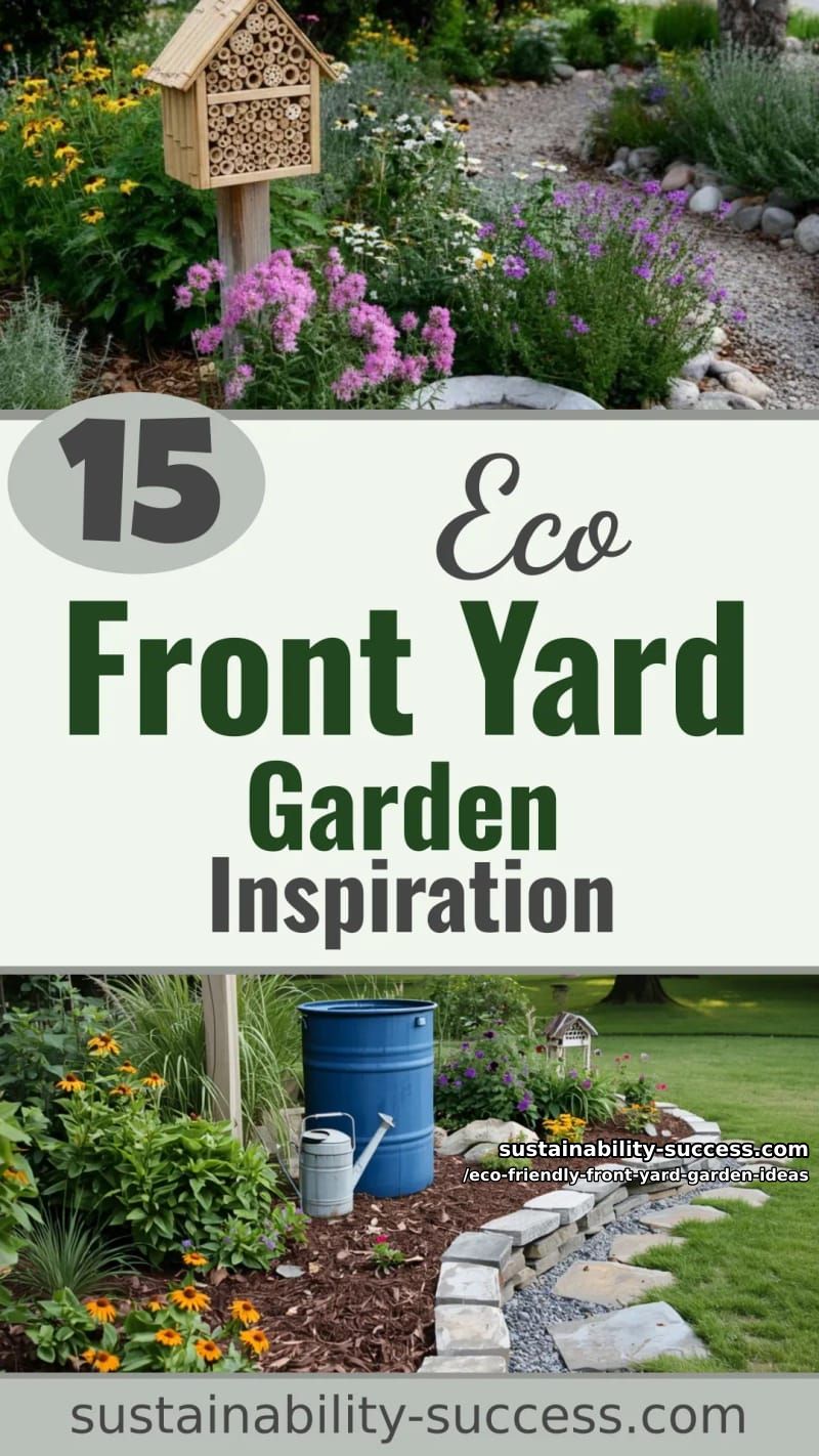 15 Eco-Friendly Front Yard Garden Design Ideas 56 Eco-Friendly Front Yard Garden Ideas - Collage 55