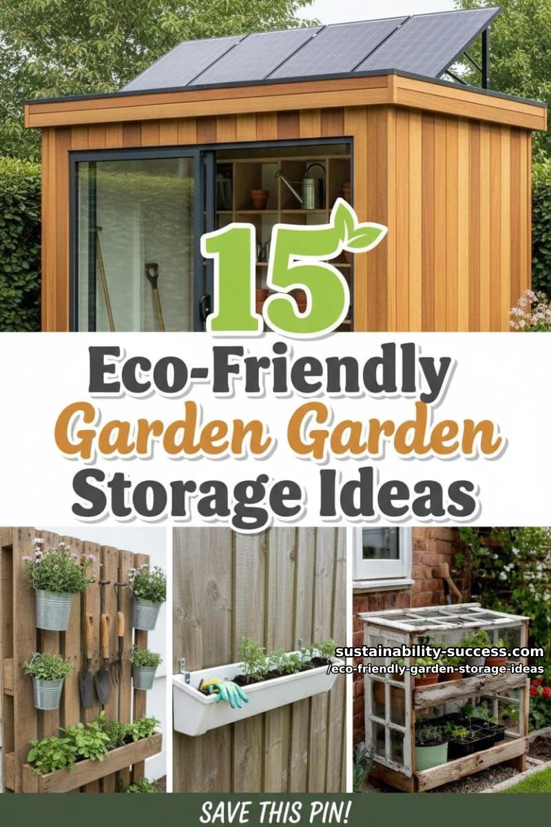 15 Eco-Friendly Garden Storage Ideas for Sustainable Outdoor Spaces 37 Eco-Friendly Garden Storage Ideas - Collage 36