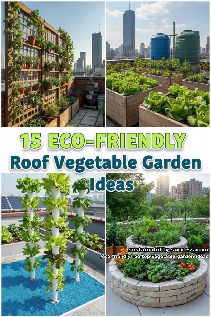 15 Eco-Friendly Rooftop Vegetable Garden Ideas for a Greener Home 37 Eco-Friendly Rooftop Vegetable Garden Ideas - Collage 36