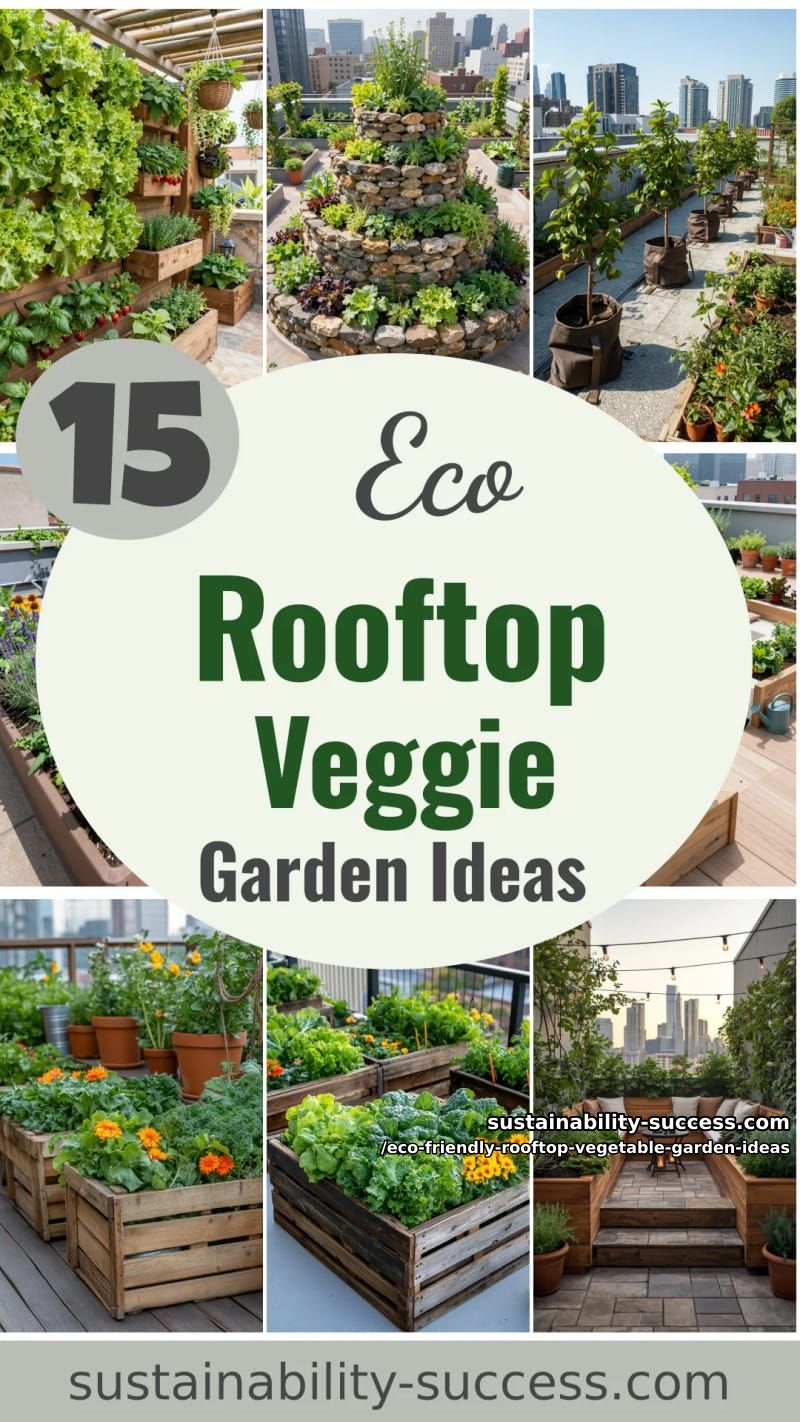 15 Eco-Friendly Rooftop Vegetable Garden Ideas for a Greener Home 42 Eco-Friendly Rooftop Vegetable Garden Ideas - Collage 41