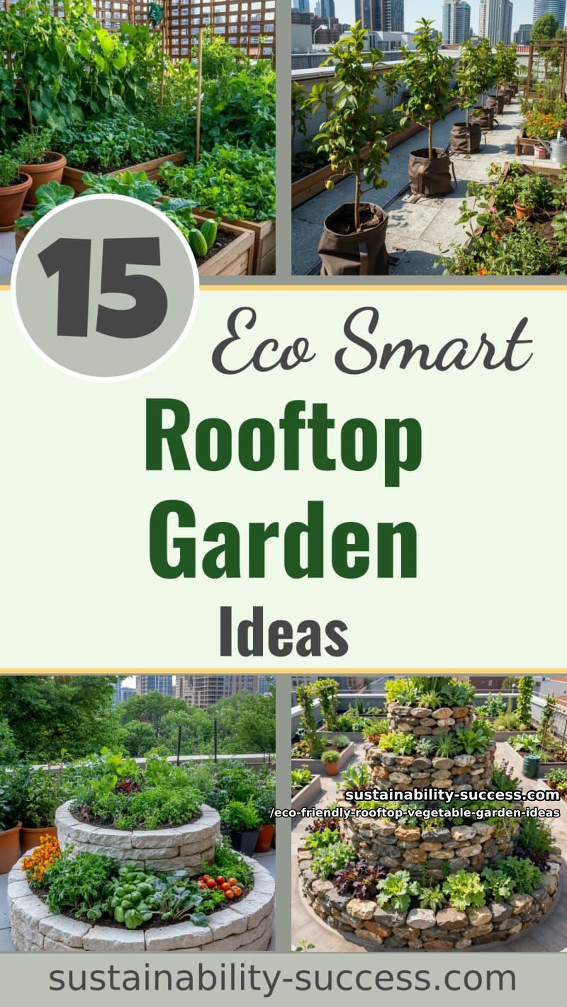 15 Eco-Friendly Rooftop Vegetable Garden Ideas for a Greener Home 43 Eco-Friendly Rooftop Vegetable Garden Ideas - Collage 42