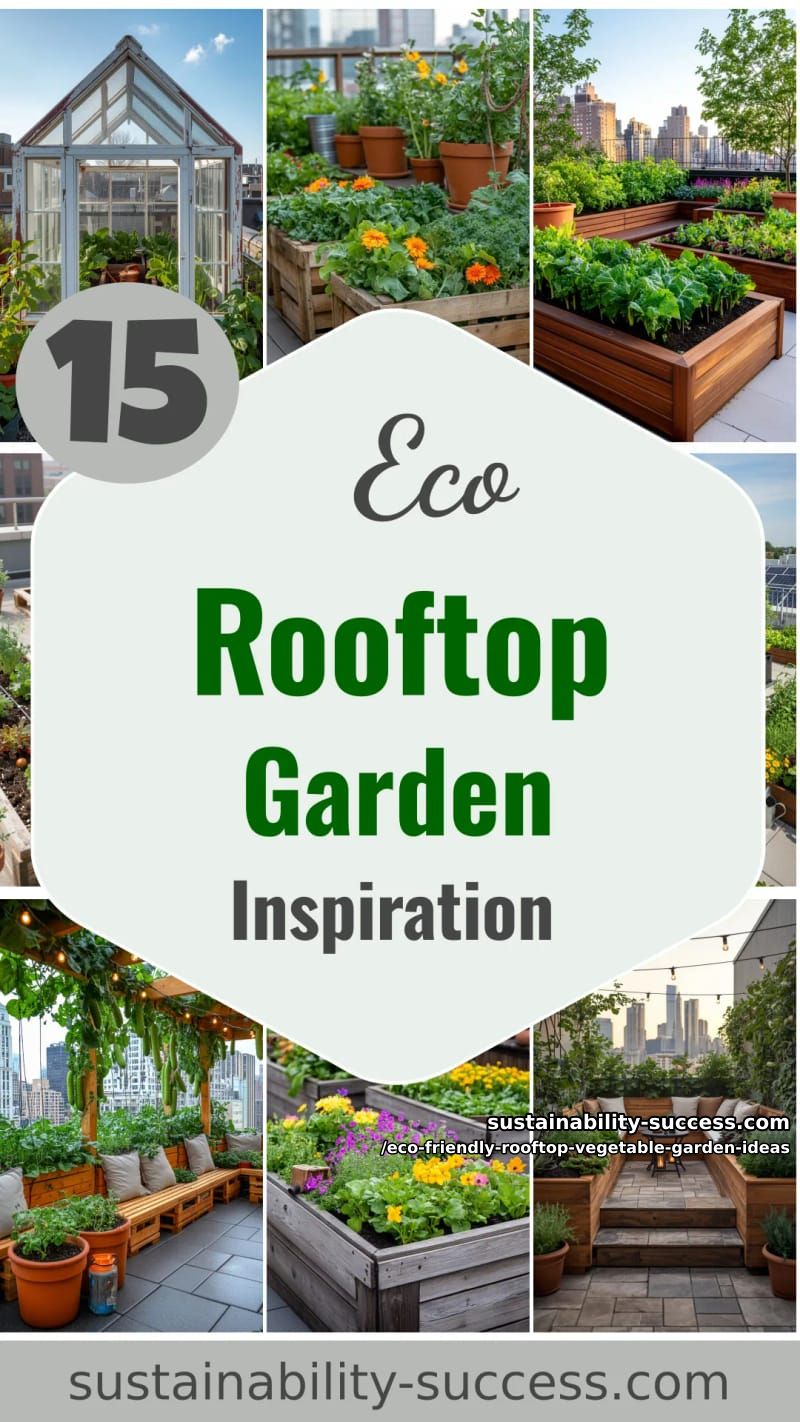 15 Eco-Friendly Rooftop Vegetable Garden Ideas for a Greener Home 44 Eco-Friendly Rooftop Vegetable Garden Ideas - Collage 43