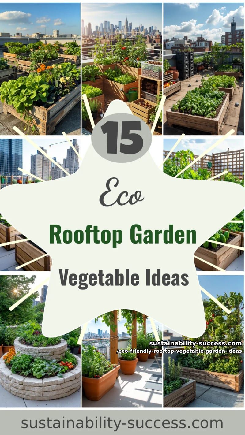 15 Eco-Friendly Rooftop Vegetable Garden Ideas for a Greener Home 50 Eco-Friendly Rooftop Vegetable Garden Ideas - Collage 49