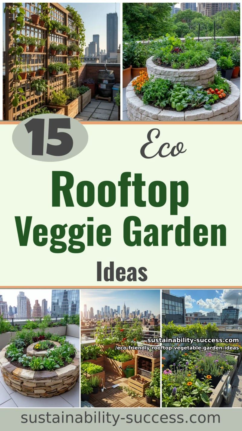 15 Eco-Friendly Rooftop Vegetable Garden Ideas for a Greener Home 51 Eco-Friendly Rooftop Vegetable Garden Ideas - Collage 50